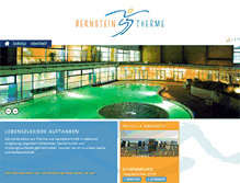Tablet Screenshot of bernsteintherme.de